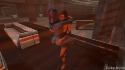 dukenuns:  Tali has been a naughty girl and Shepard knows just