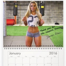 Only a few left - get your personalized & autographed calendar