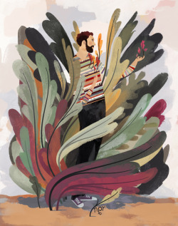 Keith Negley, NPR | 2014 PROMOTIONAL CALENDAR: Society of Illustrators