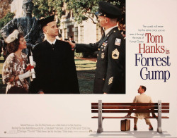 lobbycards:  Forrest Gump, British lobby (front of the house)