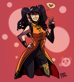 zkaijuraptor:Cute, determined Xiaoyu!