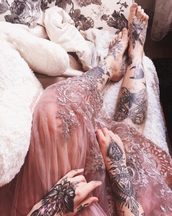 tattoos-org: Arm & Legs Tattoos  Artist: jenxtonic 