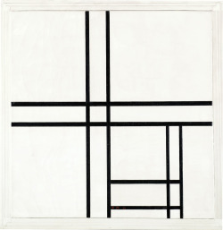 likeafieldmouse:  Piet Mondrian - Composition in Black and