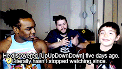 mithen-gifs-wrestling:  Kevin and his son Owen appear on UpUpDownDown,