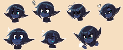 Emotes made for picarto/discord. but they were reduced to hell..bleh.So