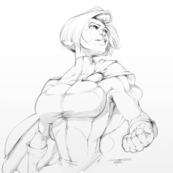 taboolicious: Power girl and another stream request, I’m ok