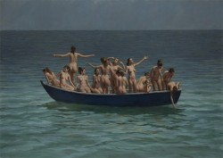 artbeautypaintings:  Boat fourteen - Harry Holland
