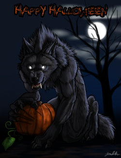 awesomedigitalart:  Happy Halloween by sugarpoultry