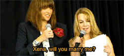 aletheia90:  Lucy and Renee at Xena Con~ Aren’t they just cute?