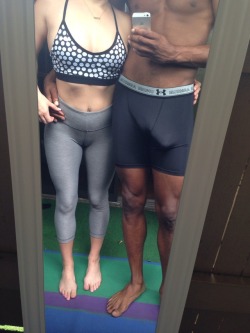 hotelcouple:Just a little yoga fun!