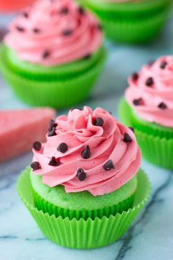 ransnacked:  watermelon cupcakes | the first year 