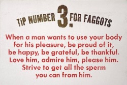 aqh:  Remember faggot, you live to serve.  You should be naked