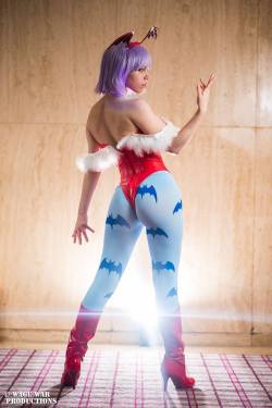   Lilith Aensland cosplay shot at Anime Weekend Atlanta 2015Photography