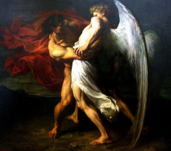 xaravaggio:  Maurice Leloir, Jacob Wrestling the Angel 