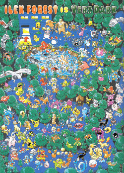 pokescans:  Let’s Find Pokémon: Crystal 