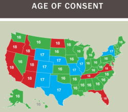 bdsmpetplay: This map shows the “age of consent” for all