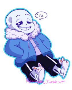 mukitsune:  Chibi Sans ¯\_(ツ)_/¯