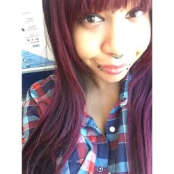 ricebunnytaco:  While earlier 💋 #me #selfie #lightrail #train