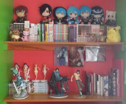 anime trash corner update www  had to reorganized my shelf b/c