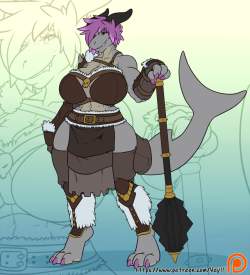 braised-knight:   The design image for Talash’s last commission~