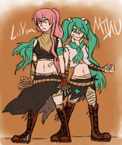 And last but not least, Miku and Luka! :’)))