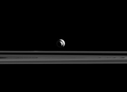 antikythera-astronomy:  Alien AlignmentTethys and Enceladus,
