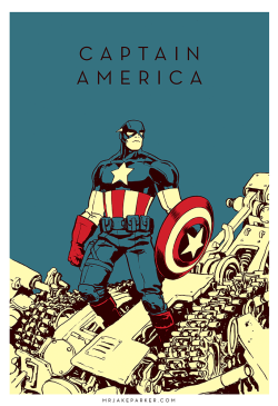 iamalfff:  CAPTAIN AMERICA by JakeParker 