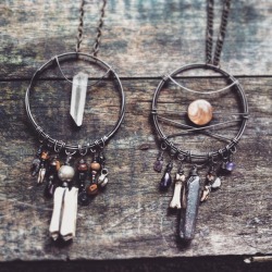 wolftea:  New assemblage necklaces in both the etsy and bigcartel