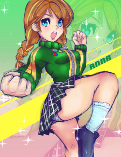 spindyart:  Part ½ of a commission for Gopher!Anna from