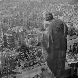 georgy-konstantinovich-zhukov:  The ruins of Dresden. 