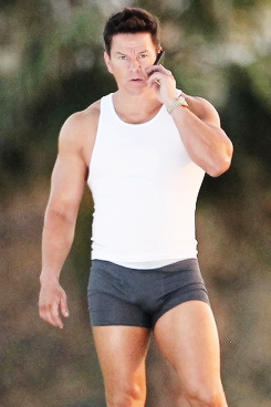 famousbulge:  Mark Wahlberg and his fucking large dick. 