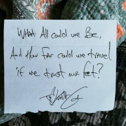 tylerknott:  “What all could we be, and how far could we travel,