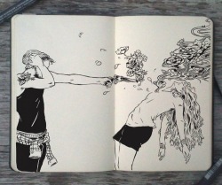 inspiringpieces:  Moleskine Art by Gabriel Picolo  20-year-old