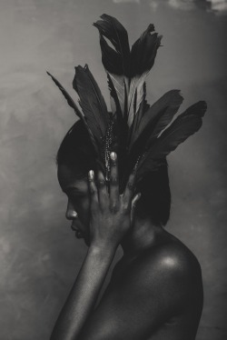 quazimottoonwax:  Aïku (con Plumas) Photo by J. Quazi King http://quazimottoonwax.com