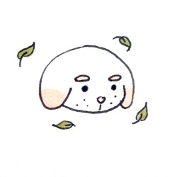 lemonfed:  here is a leaf pup to keep you company this november