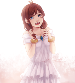 prospectkiss:  hazakurain: 🤗 What a lovely Trucy! She wears