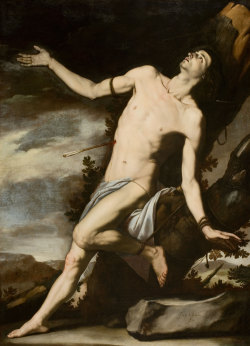thisblueboy:Jusepe de Ribera (Spanish, 1591-1652), Saint Sebastian,