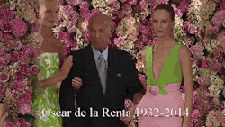 vogue-is-viral:  Oscar de la Renta’s last show. He is dearly