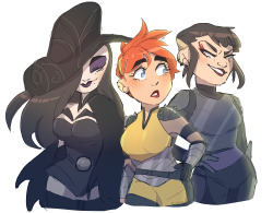 pixlezq:I want the three of them to become #galpals and teach