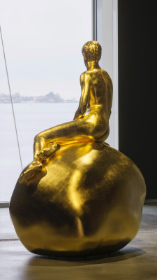 sulphuriclike:    Elmgreen & Dragset_Han (Gold)_2012(Biography