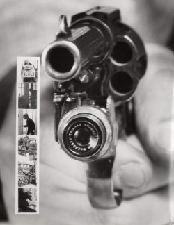 historicaltimes:  Revolver that took a photo every time it was