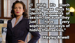 micdotcom:Think sexism is dead? Hayley Atwell would like to have