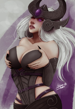 Uncensored Syndra is available through my PatreonBuy my NSFW