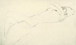 violentwavesofemotion-deactivat:  Reclining Woman With Folded