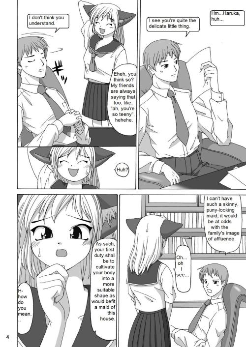 shelikestomakepeoplefat:  I had one shot of this comic for years and just found the whole thing. This is a Hayabusa Manga and I think it’s called Maru Maru. 