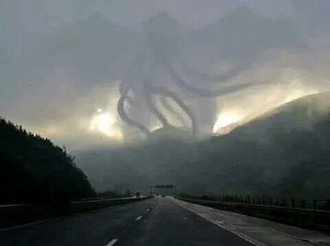 proud-atheist:  Flying Spaghetti Monster is Watching Over Ushttp://proud-atheist.tumblr.com