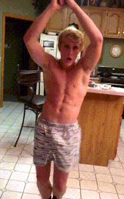 male-celebs-naked:  Jake Paul BULGES on VineView both videos HERE