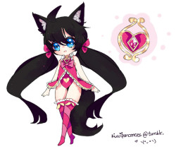 kiwipancakes:  Magical girl Icye!  I was bored so i designed