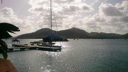 View from Cloggy’s, Antigua Yacht Club