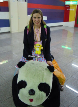 This one time, I went to Japan and rode this panda. 